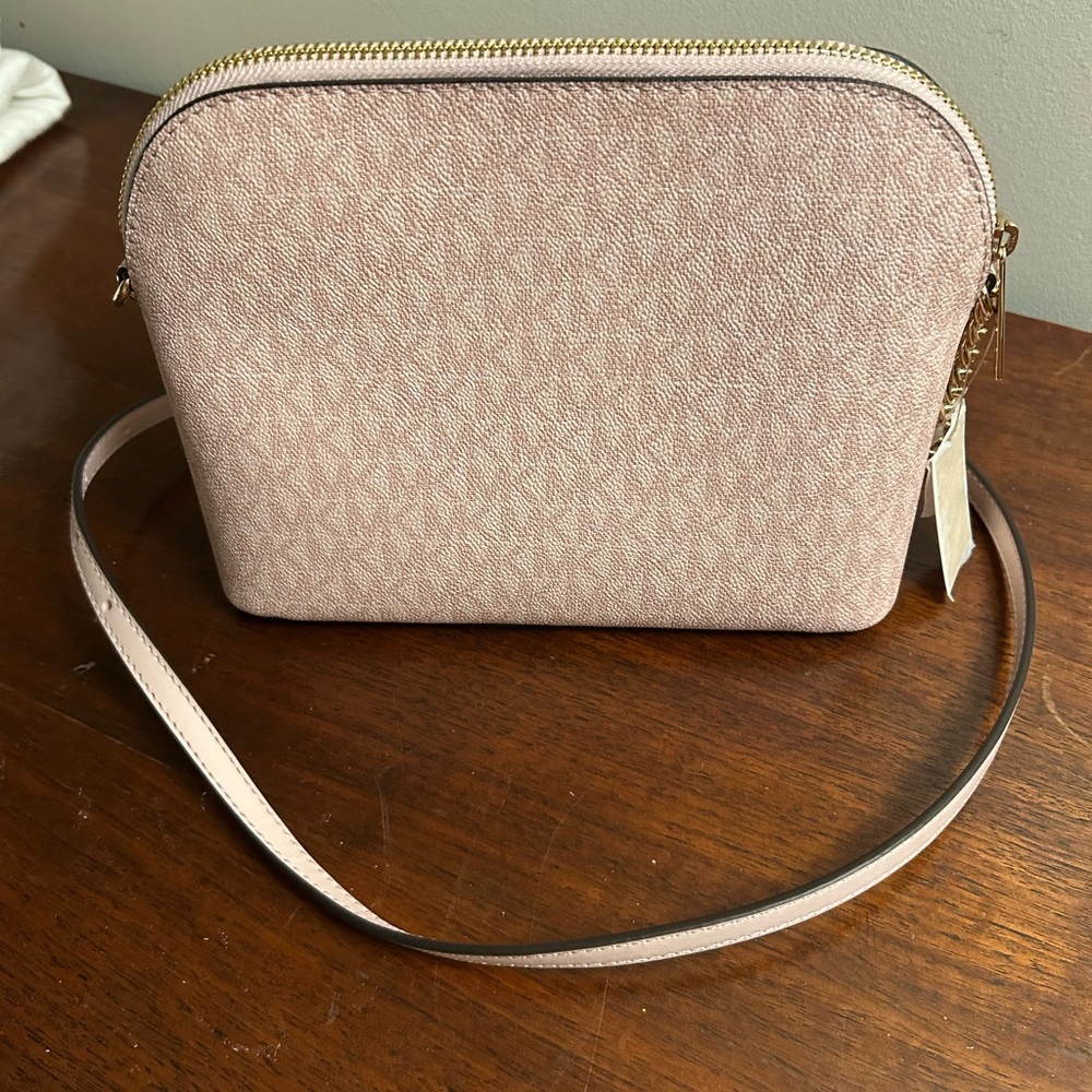 Michael Kors Pink and Gray Crossbody Bag - Picture 2 of 9